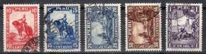 Peru Scott #319-323 Used