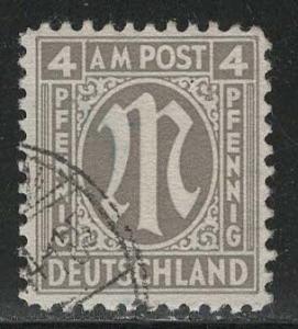 Germany AM Post Scott # 3N3a, used