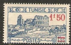 Tunisia 1927 Scott 114 No. 99 Surcharged MNH