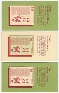 Palau Scott 131a, 133a, 133b Booklets Mint Never Hinged