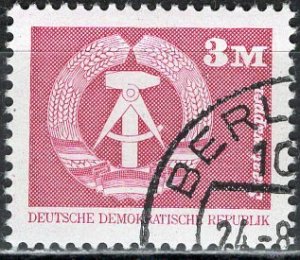 Germany DDR; 1980-81: Sc. # 2085: O/Used Small CTO Single Stamp