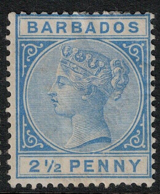 Barbados 1882-1885 SC 62 Mint SCV $145.00