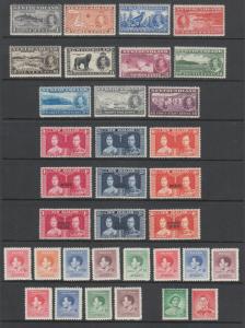 British Commonwealth, 1937 Coronation of KGVI, complete OMNIBUS set, 191 stamps