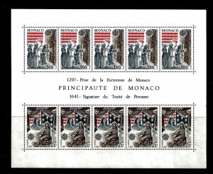 MONACO Sc 1330a NH issue of 1982 - MINISHEET - EUROPA - SC$18