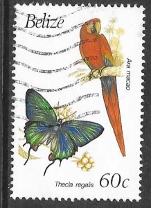 Belize 938: 60c Scarlet Macaw (Ara macao), used, VF