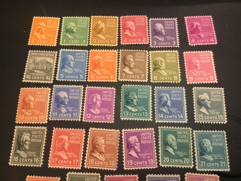 ICOLLECTZONE US 803-834 VF NH Complete set