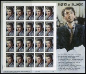 Jimmy Stewart Legends of Hollywood Sheet Of 20 Stamps 41 Cent Stamps Scott 4197