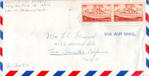 United States A.P.O.'s 3c Kansas Territory (2) c1954 Army-Air Force, Postal S...