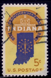 United States, 1966, Indiana Statehood, 5c, sc#1308, used**