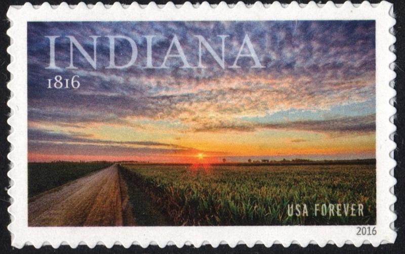 SC#5091 (47¢) Indiana Statehood (2016) SA