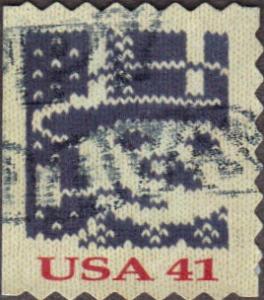 US Used 41 cent Scott# 4213 Knit Snowman VF