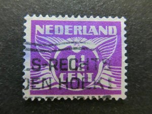 1926-39 Wmk Circles 1 1/2c Used A4P49F142 Netherlands-