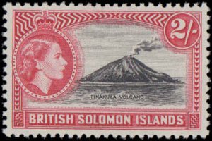 Solomon Islands #101, Incomplete Set, 1956-1960, Hinged