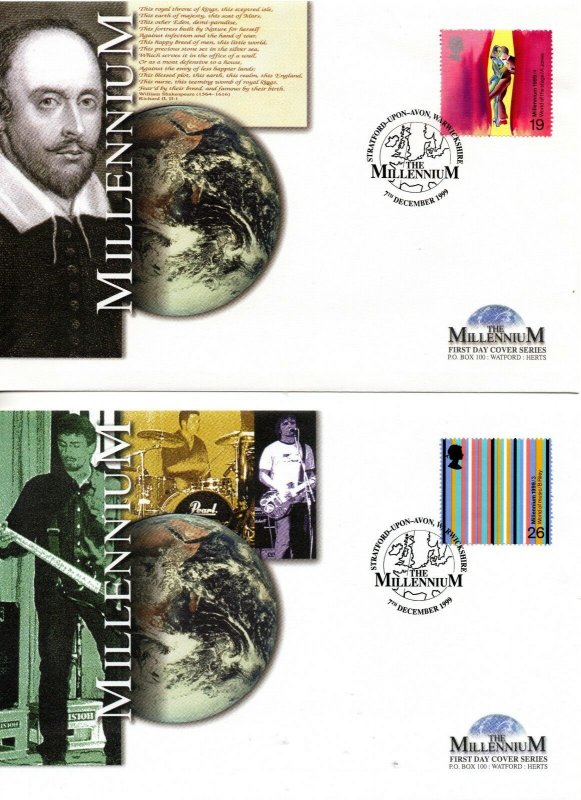 1999 Sg 2119/22 The Artists Tale FDC (Limited Edition of 5000 Covers)