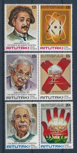 [116533] Aitutaki 1980 Albert Einstein  MNH