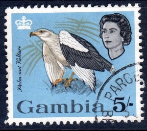 GAMBIA  - 191963  -sg 203 -  5/--   value  -  Used -cv £5.00 