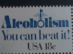 ​UNITED STATES-1981-SC#1927 ALCOHOLISM-YOU CAN BEAT IT BLOCK OF 4-MNH -VF