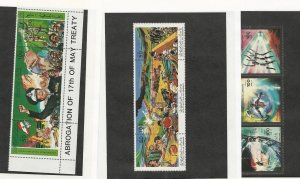Libya, Postage Stamp, #1197, 1305, 1275 Mint NH Strip, 1984-86
