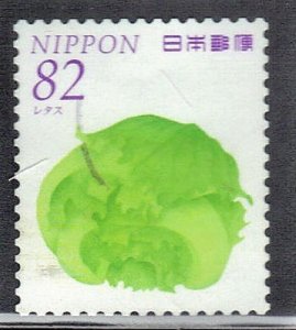 JAPAN SC# 3801D USED 82y 2015  LETTUCE SEE SCAN