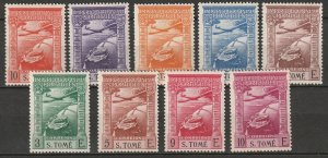 Sao Tome & Principe 1938 Sc C1-9 air post set MVLH*