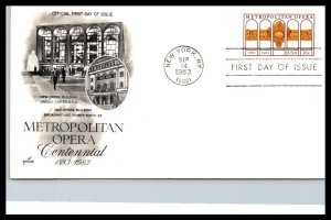 #2054 Metropolitan Opera - Artcraft Cachet EV 20