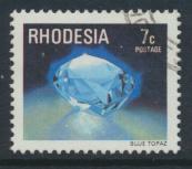 Rhodesia   SG 559 SC# 397  Used Gemstones Blue Topaz  see details 