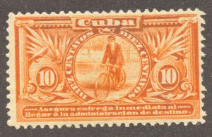 Cuba Scott E3 Unused HOG -1902 Inmediata Inscribed Special Delivery -SCV $7.50