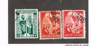 Bulgaria  1937  304,306,308  Used