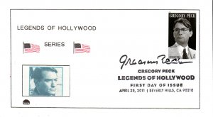 #4526 Gregory Peck Dome FDC