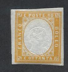 ITALIAN STATE - SARDINIA SC# 14 FINE NG 1862