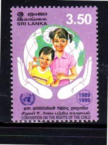 SRI LANKA #1268  RIGHTS OF CHILDREN  MINT  VF NH  O.G