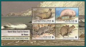 AAT Australia 2011 World Wildlife Fund, MS, MNH #3564,SGMS213