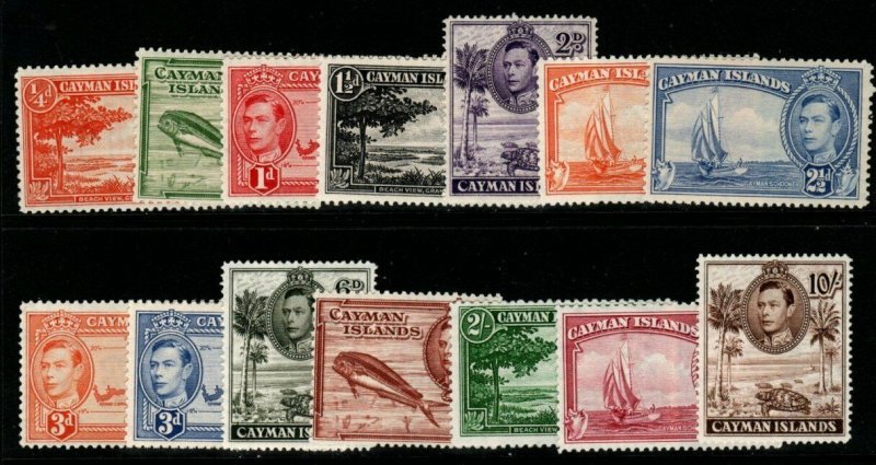 CAYMAN ISLANDS SG115/26a 1938-48 DEFINITIVE SET MNH