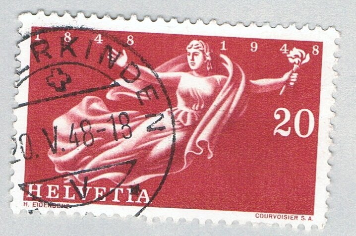 Switzerland Alagory red 20c (AP127112)