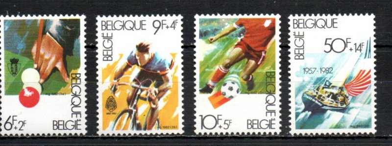 Belgium B1009-B1012 MNH