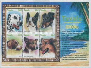 Tuvalu 2000 SG970a Dogs sheetlet MNH