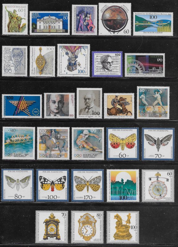 Germany 1992 Year set MNH