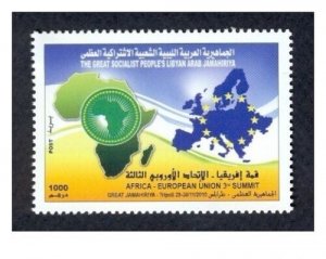 2010 – Libya- The 3rd Africa-European Union Summit – Tripoli- Map- Complete set  