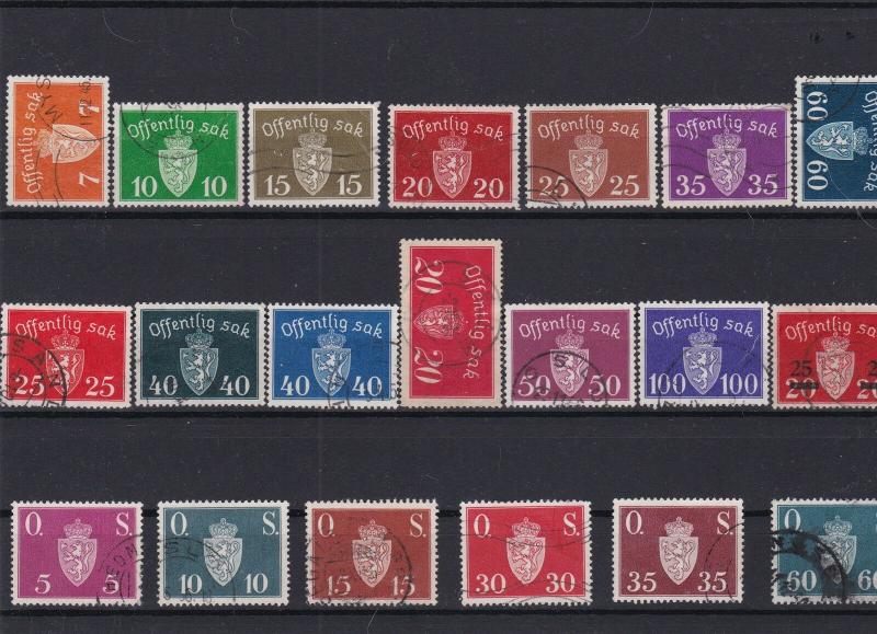 norway stamps ref 16088