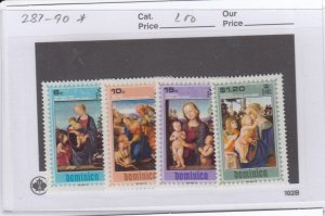 Dominica 287-90 mint