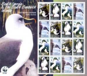 South Georgia. Fauna. WWF. 2003 Albatrosses.