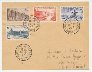 Card / Postmark France 1947 UPU - Postal Congress