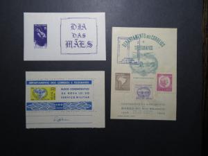 Brazil 9 Better Souvenir Sheets, Mint Hinged, Hinge Remnant, some NGAI - Z11141