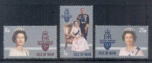 Isle of Man 1977 QEII Silver Jubilee MUH