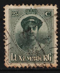 Luxembourg 1921/1926 Grand Duchess Charlotte $25 (1/18) USED