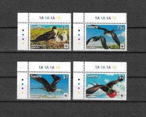 NAURU 2008 WWF SG 681/4 MNH