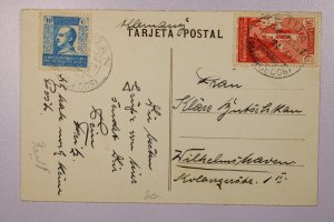 Morocco 1939 Post Card w/ RA3 Postal Tax Tied - L38224