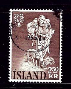 Iceland 325 Used 1960 issue