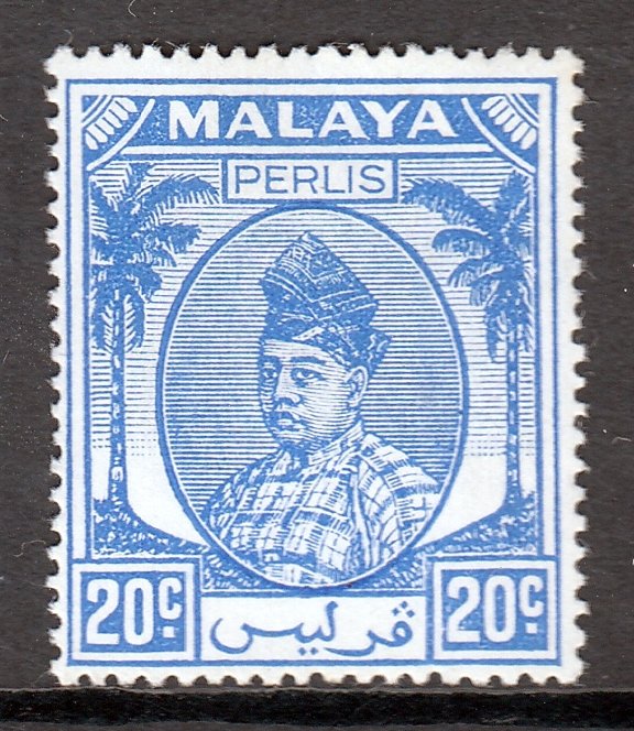 Malaya (Perlis) - Scott #25 - MH - SCV $1.25