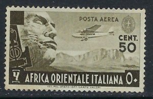 Italian East Africa C2 MH 1938 issue; small bit of offset on back (ak3547)